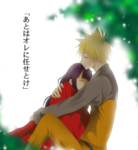 uzumaki naruto and hyuuga hinata (naruto) drawn by peper0z