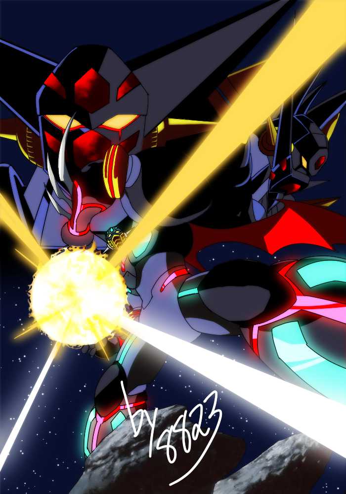 shin getter tarak, getter noir g, and getter noir unit 1 (super robot wars and 3 more) drawn by cpwm3723