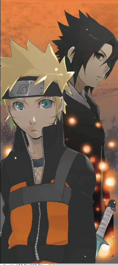 uzumaki naruto and uchiha sasuke (naruto and 1 more)