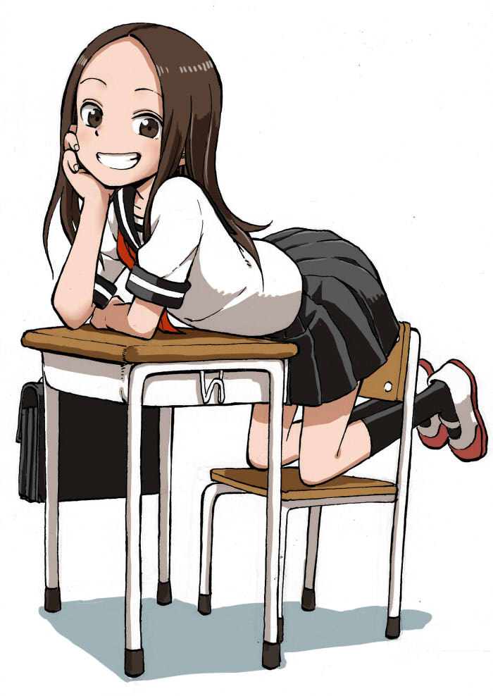 takagi-san (karakai jouzu no takagi-san) drawn by yamamoto_souichirou