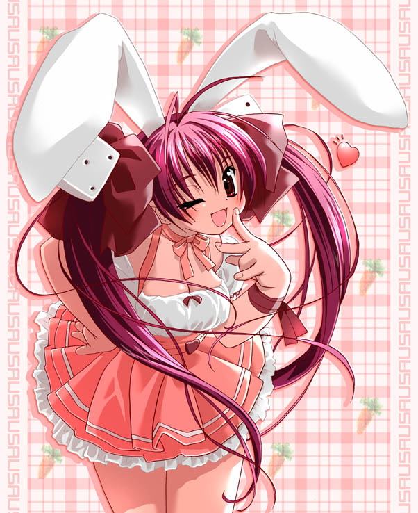 usada hikaru (di gi charat) drawn by akata_itsuki