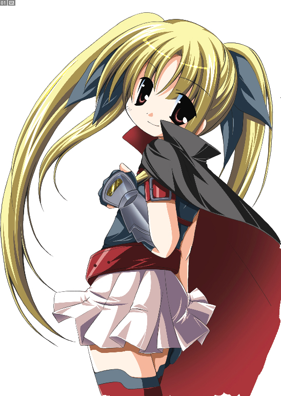 fate testarossa (lyrical nanoha and 1 more) drawn by ogawa_shizuka