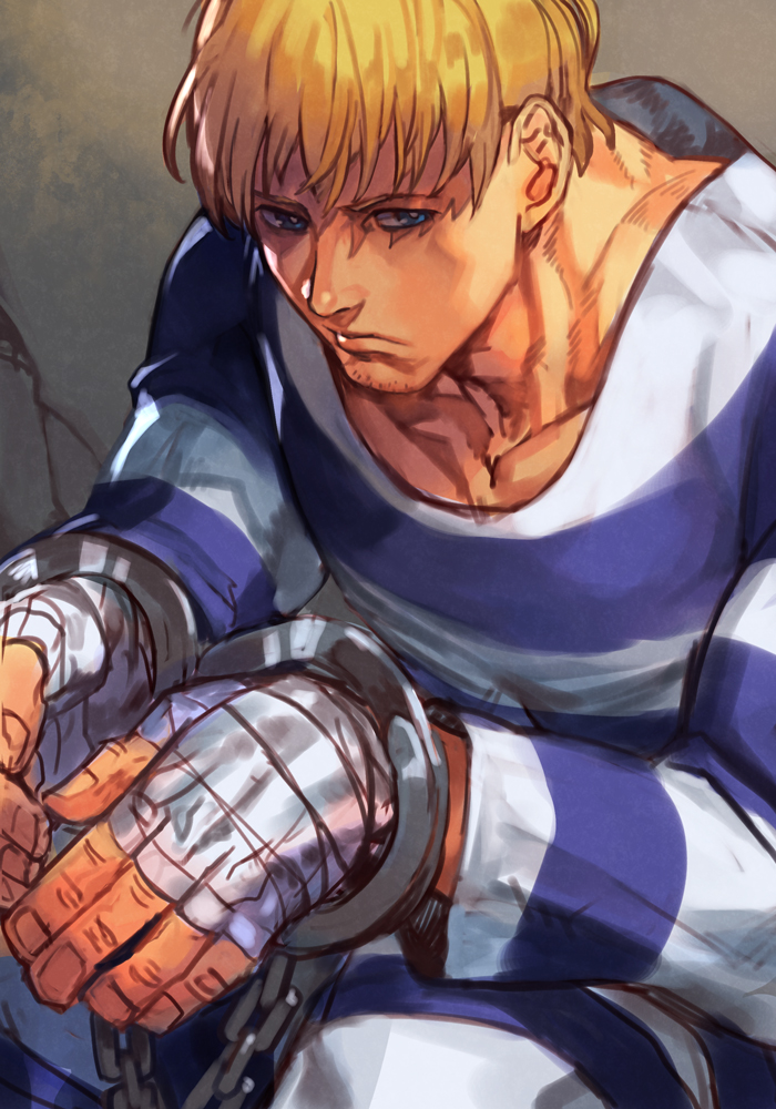 cody travers and momochi (street fighter and 1 more) drawn by hungry_clicker