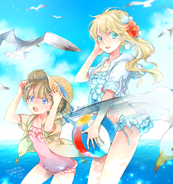 asseylum vers allusia and eddelrittuo (aldnoah.zero) drawn by yoshinori_(fmn)