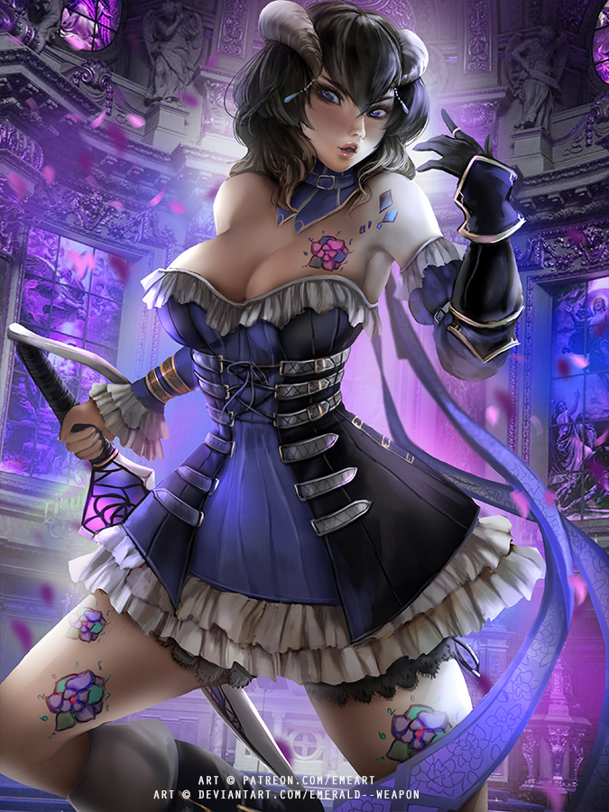 miriam (bloodstained: ritual of the night) drawn by emerald-weapon