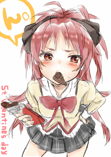 sakura kyoko (mahou shoujo madoka magica) drawn by anonymous_(2ch_sakura_kyouko_thread) and mijinkouka