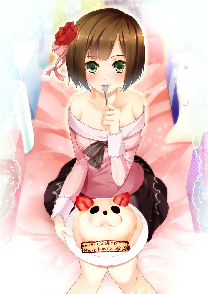maekawa miku (idolmaster and 1 more) drawn by miri_(roll)