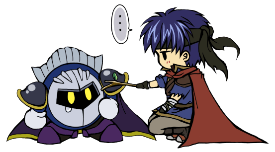 ike and meta knight (fire emblem and 3 more)