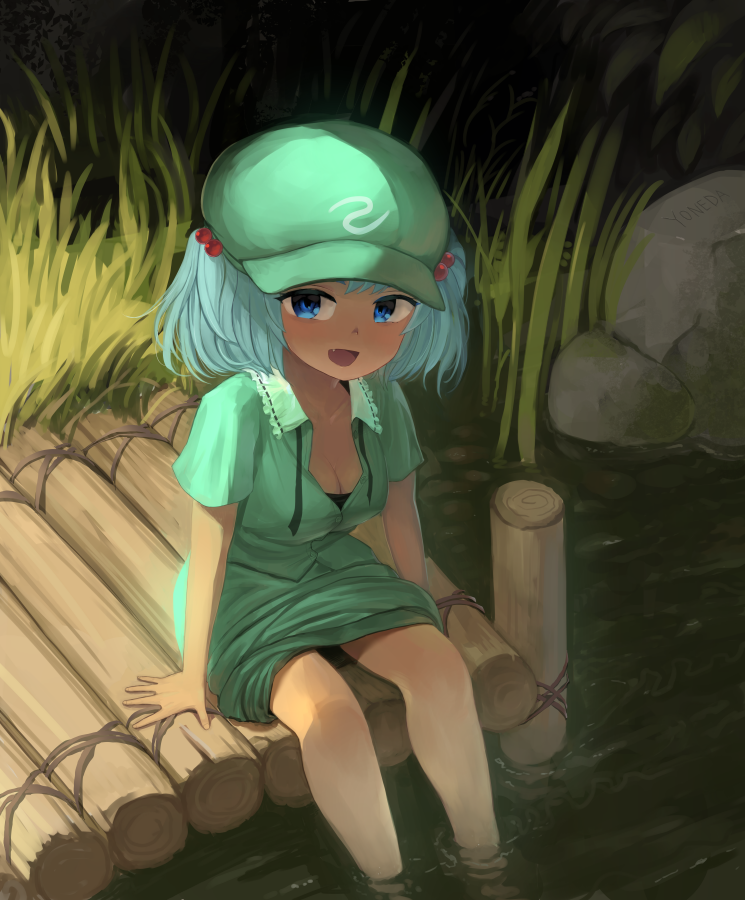 kawashiro nitori (touhou) drawn by omaesan_(camp-192)