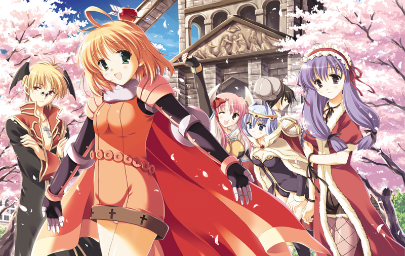 priest, lord knight, hunter, wizard, knight, and 1 more (ragnarok online) drawn by odawara_hakone