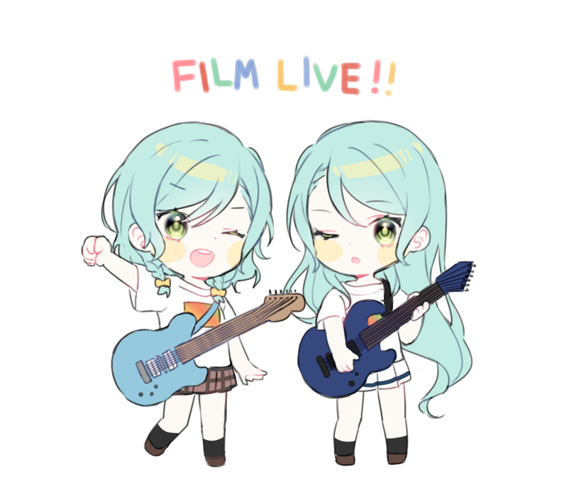 hikawa sayo and hikawa hina (bang dream!) drawn by 417_(ionxx417)
