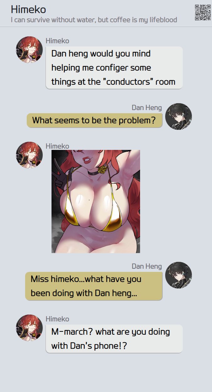 dan heng and himeko (honkai and 1 more) drawn by maybe_its_mayvi