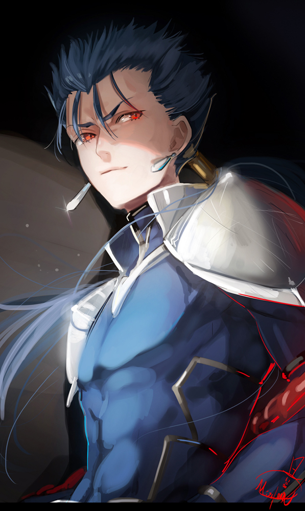 cu chulainn (fate and 1 more) drawn by mizutame_tori