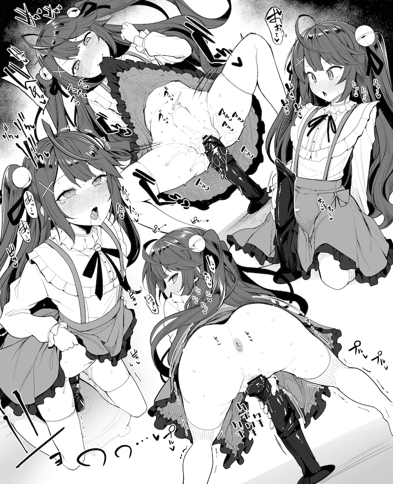 amamiya kokoro (nijisanji) drawn by moketa