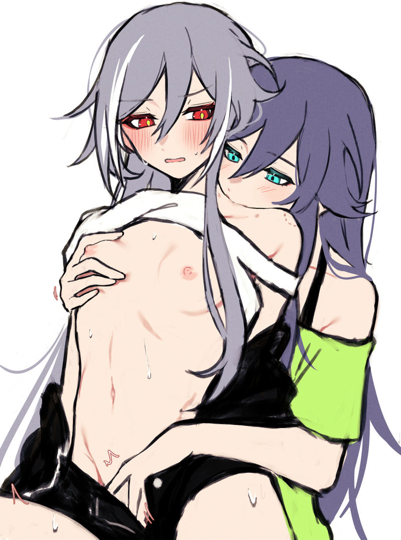 fu hua and herrscher of sentience (honkai and 1 more) drawn by yunomi_(yunomi_hs)