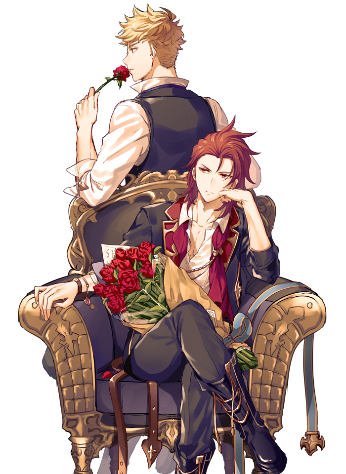 vane and percival (granblue fantasy) drawn by ono_(0_no)