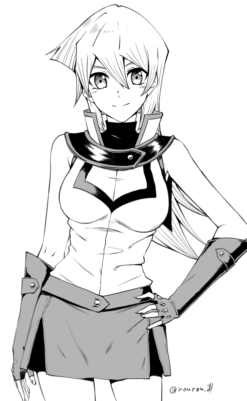 tenjouin asuka (yu-gi-oh! and 1 more) drawn by rourou_ill