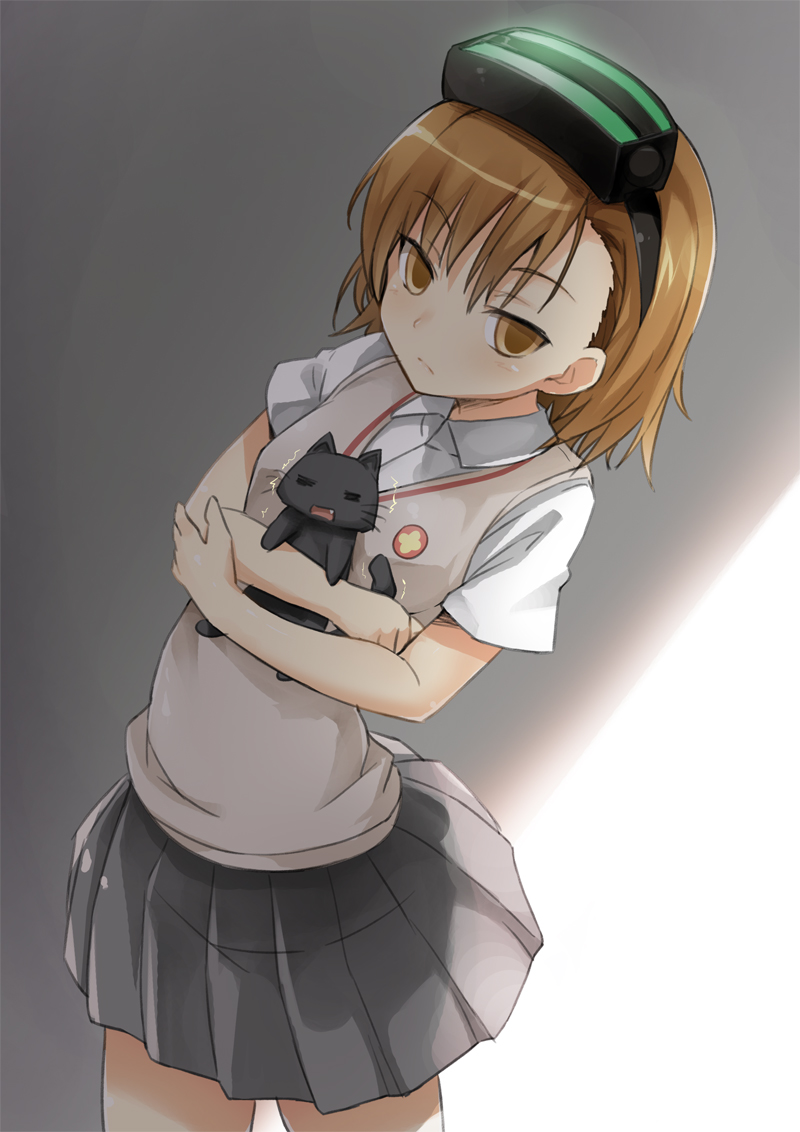 misaka imouto and misaka imouto 10032's cat (toaru majutsu no index and 1 more) drawn by oozora_itsuki