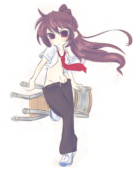 kyonko (suzumiya haruhi no yuuutsu) drawn by kashiwa_(eatcon)