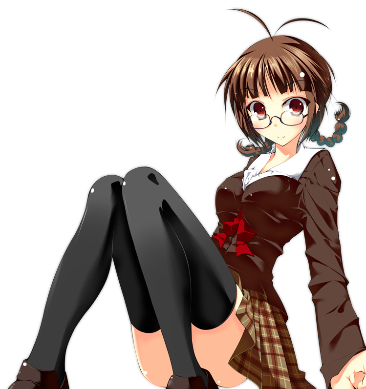akizuki ritsuko (idolmaster and 1 more) drawn by chu_(chu_inthis)