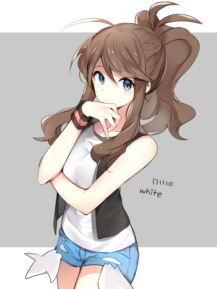 hilda (pokemon and 1 more) drawn by yuhi_(hssh_6)