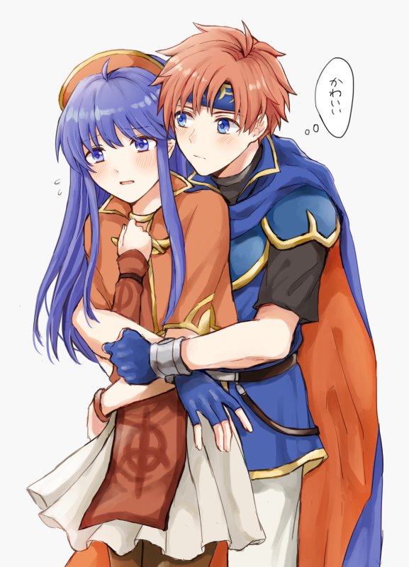 roy and lilina (fire emblem and 1 more) drawn by wspread
