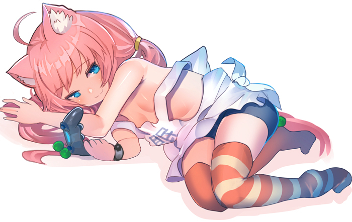 nekomiya hinata (hinata channel) drawn by rk_(rktorinegi)