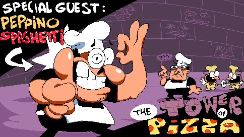 peppino spaghetti and the noise (pizza tower) drawn by olistar255