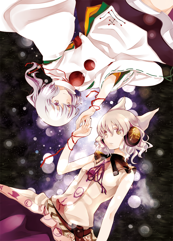 toyosatomimi no miko and mononobe no futo (touhou) drawn by atoki