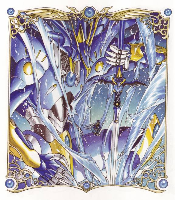 ryuuzaki umi and ceres (magic knight rayearth) drawn by clamp_(circle)