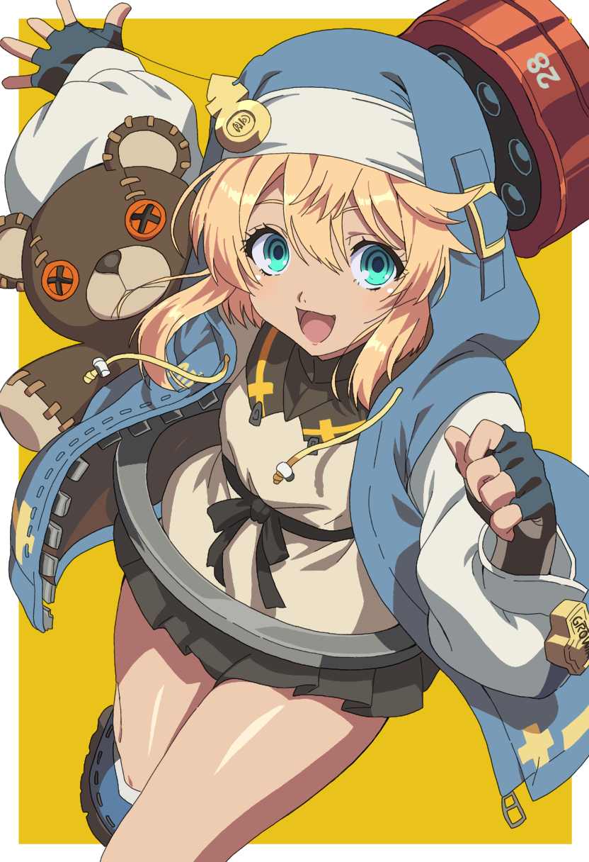 bridget and roger (guilty gear and 1 more) drawn by nekokawa_isugi