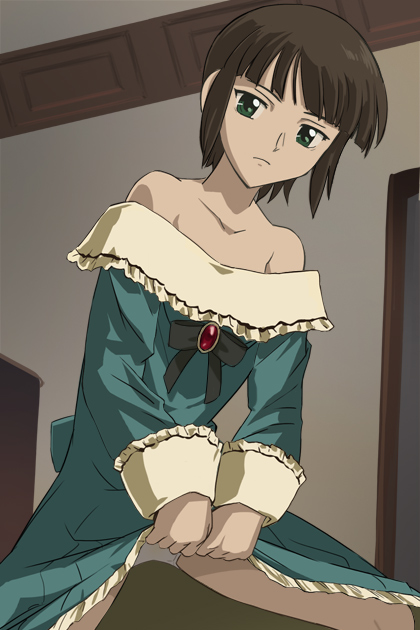 mikamo chizuko (nijuu-mensou no musume) drawn by haruyama_kazunori