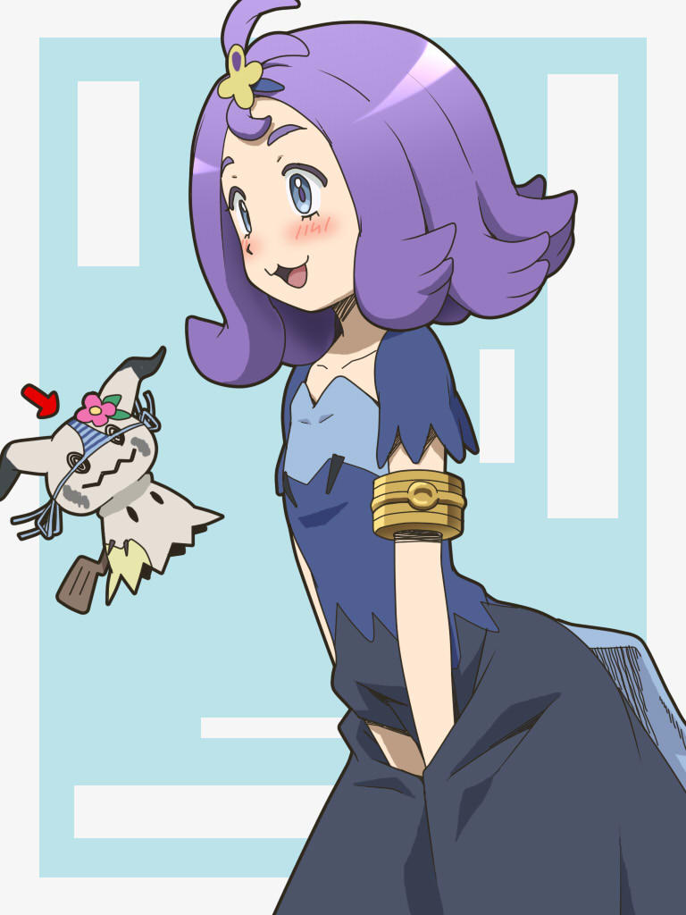 mimikyu and acerola (pokemon and 1 more) drawn by awa