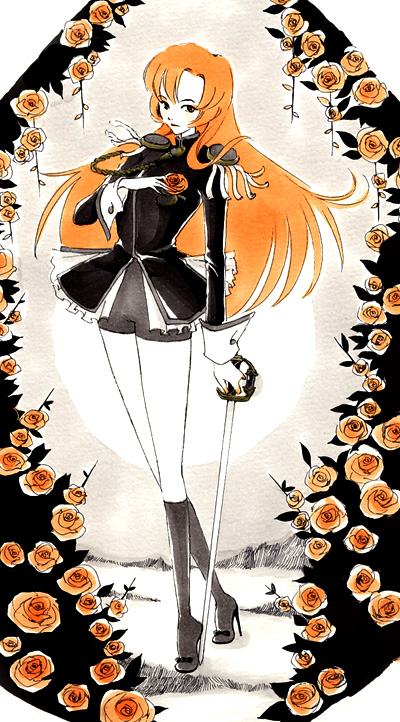 tenjou utena (shoujo kakumei utena) drawn by sakurako_(sakurawe)