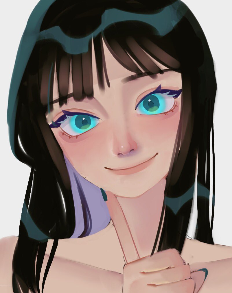 nico robin (one piece) drawn by nabi_love_8