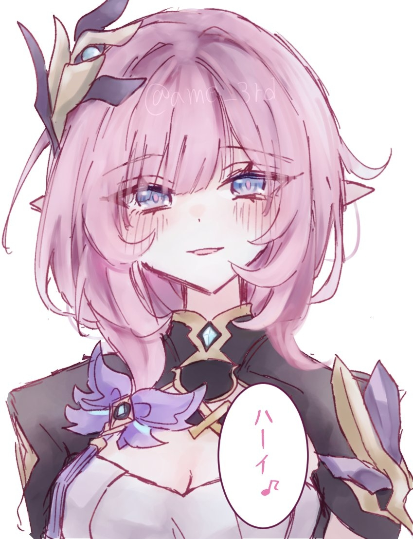 elysia (honkai and 1 more) drawn by ame_00531