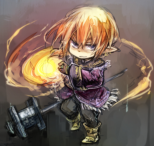 adventurer (final fantasy and 1 more) drawn by fujiwara_akina