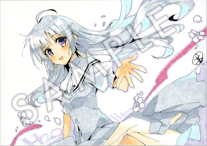 kohinata hayami (h2o footprints in the sand) drawn by motoyon