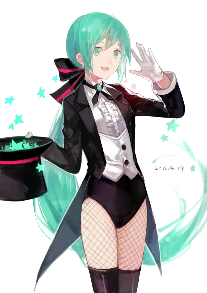 hatsune miku (vocaloid and 2 more) drawn by cotta