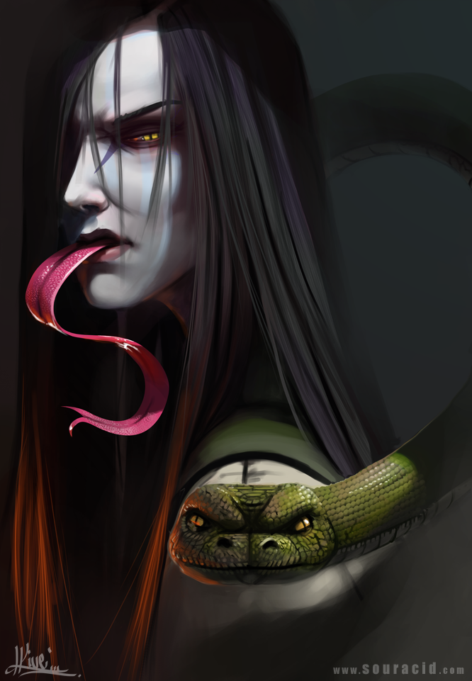 orochimaru (naruto) drawn by souracid
