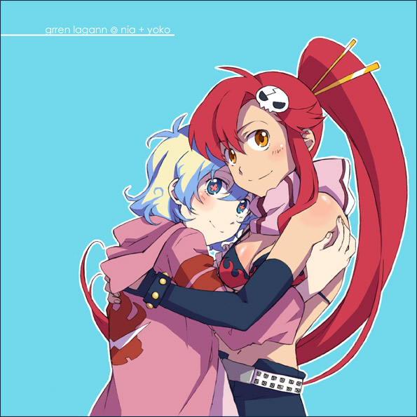 yoko littner and nia teppelin (tengen toppa gurren lagann) drawn by mikazuki_(feimao)
