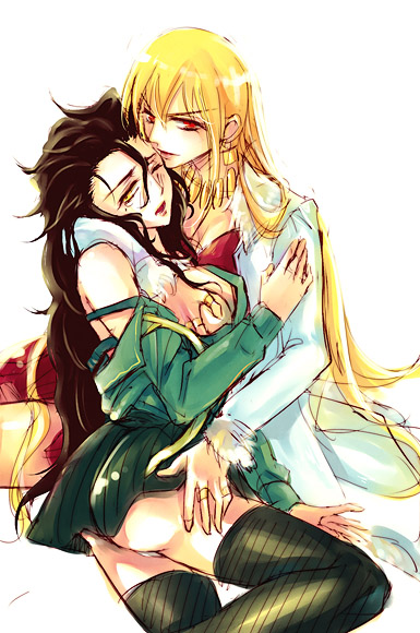 gilgamesh and diarmuid ua duibhne (fate and 1 more) drawn by sakuraby