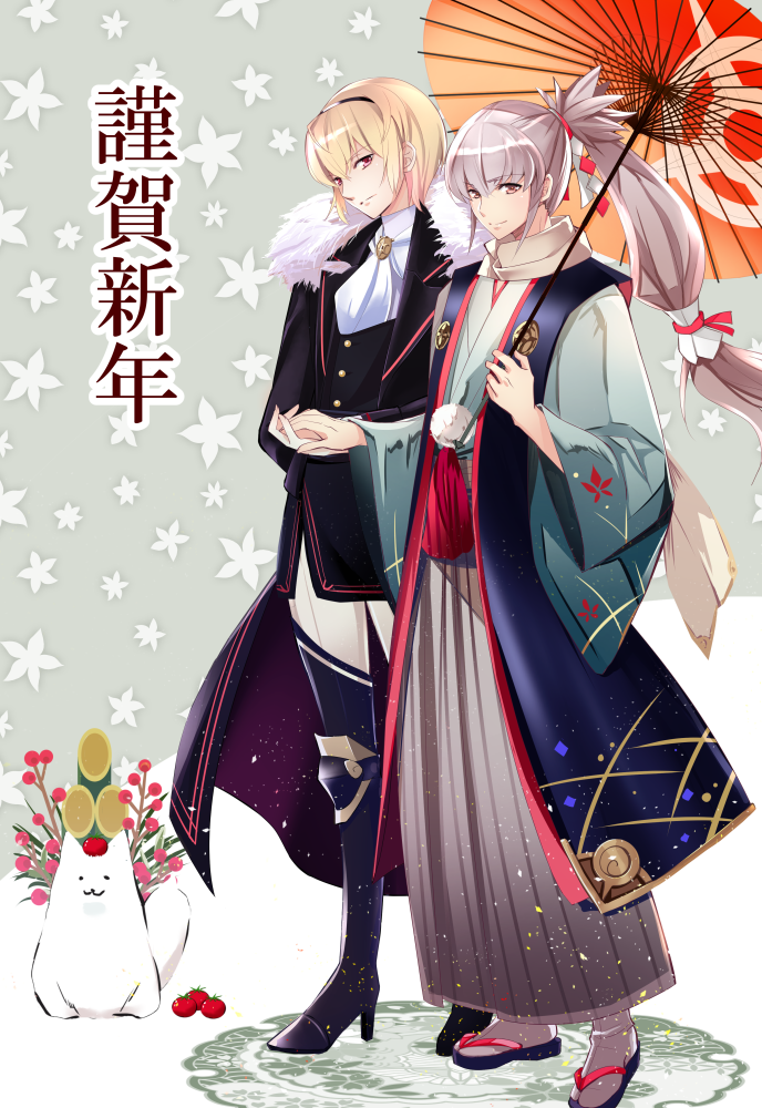 takumi and leo (fire emblem and 2 more) drawn by kokoron450