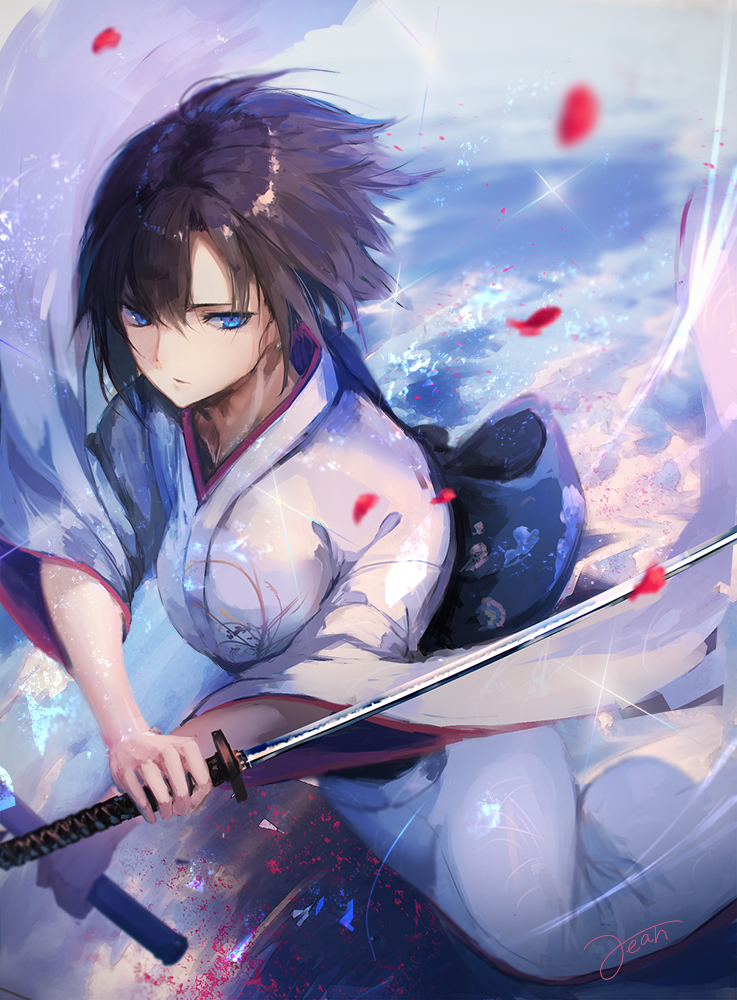 ryougi shiki and void shiki (kara no kyoukai) drawn by rean_(r_ean)