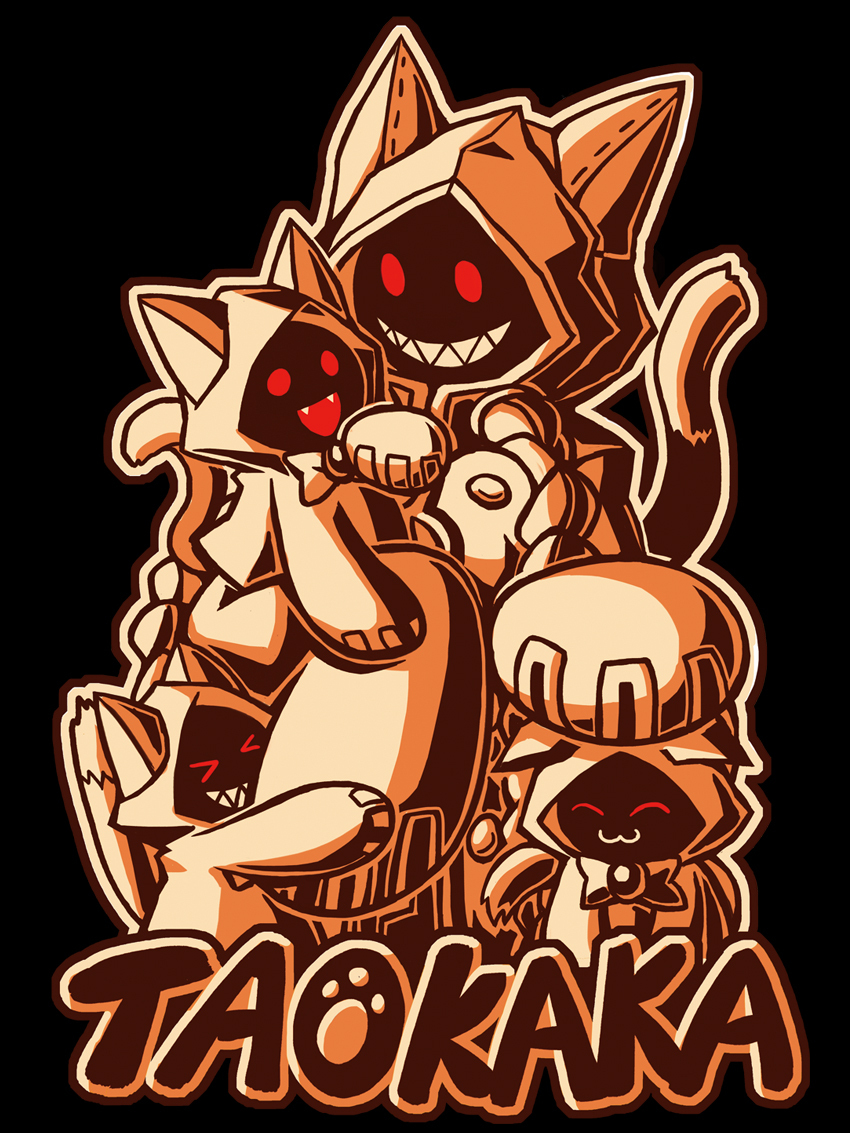 taokaka and kaka kittens (blazblue) drawn by vincent_(hiyakuen)