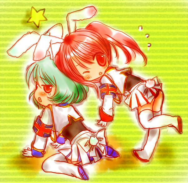 chiester410 and chiester45 (umineko no naku koro ni) drawn by midori-neko