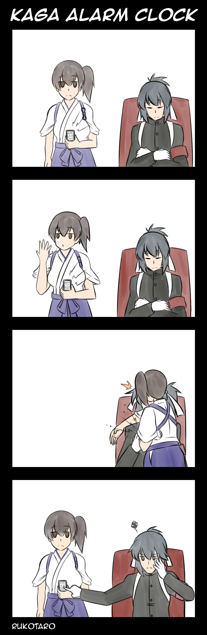 kaga (kantai collection) drawn by rukotaro