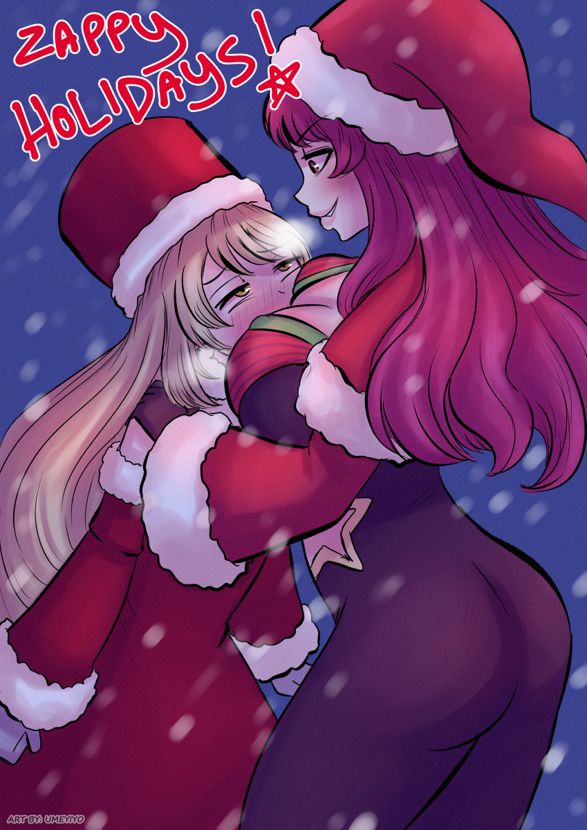 celine and yunaka (fire emblem and 2 more) drawn by umeyiyo