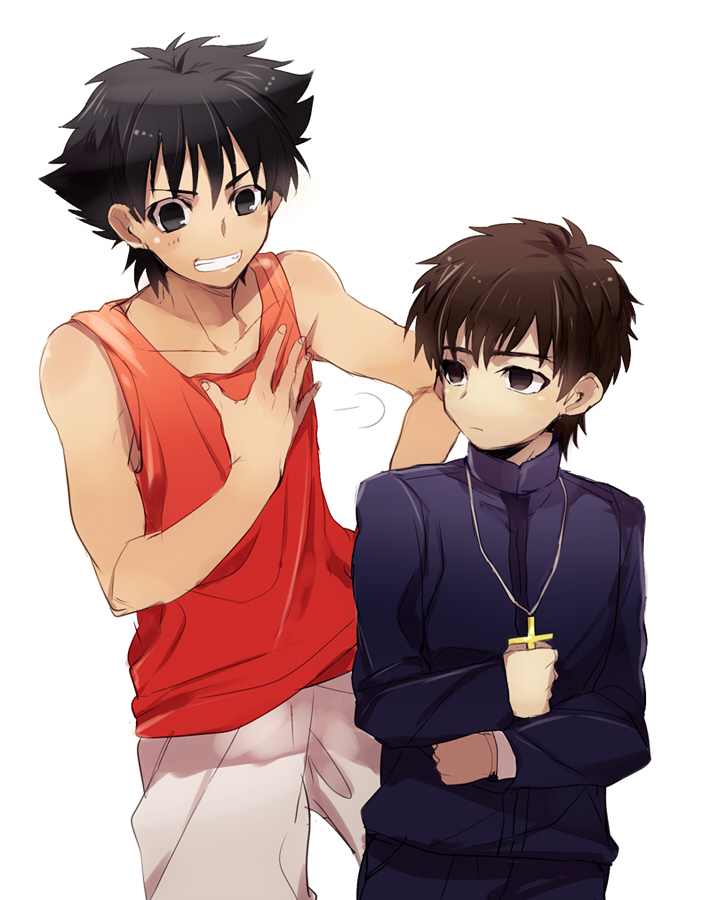 kotomine kirei and emiya kiritsugu (fate and 1 more) drawn by amakura_(am_as)