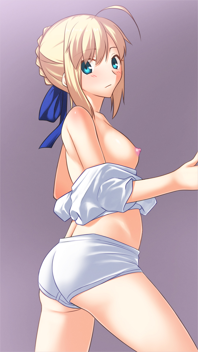 artoria pendragon and saber (fate and 1 more) drawn by skylader